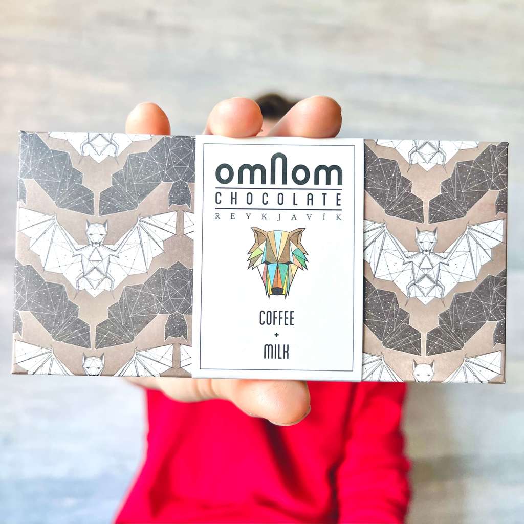 Tableta de chocolate cafe y leche