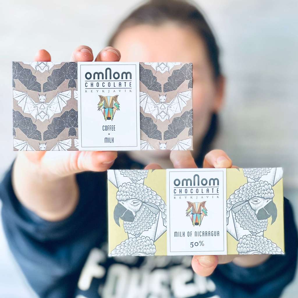 Tabletas de chocolate con leche